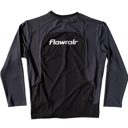 ESSENTIAL LONG SLEEVE  : BLACK/GREY